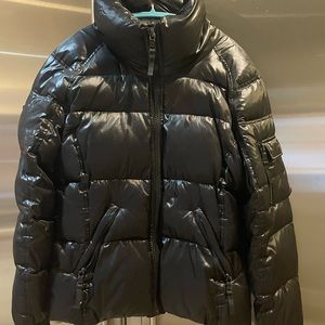 SAM puffer down/feather jacket black XL